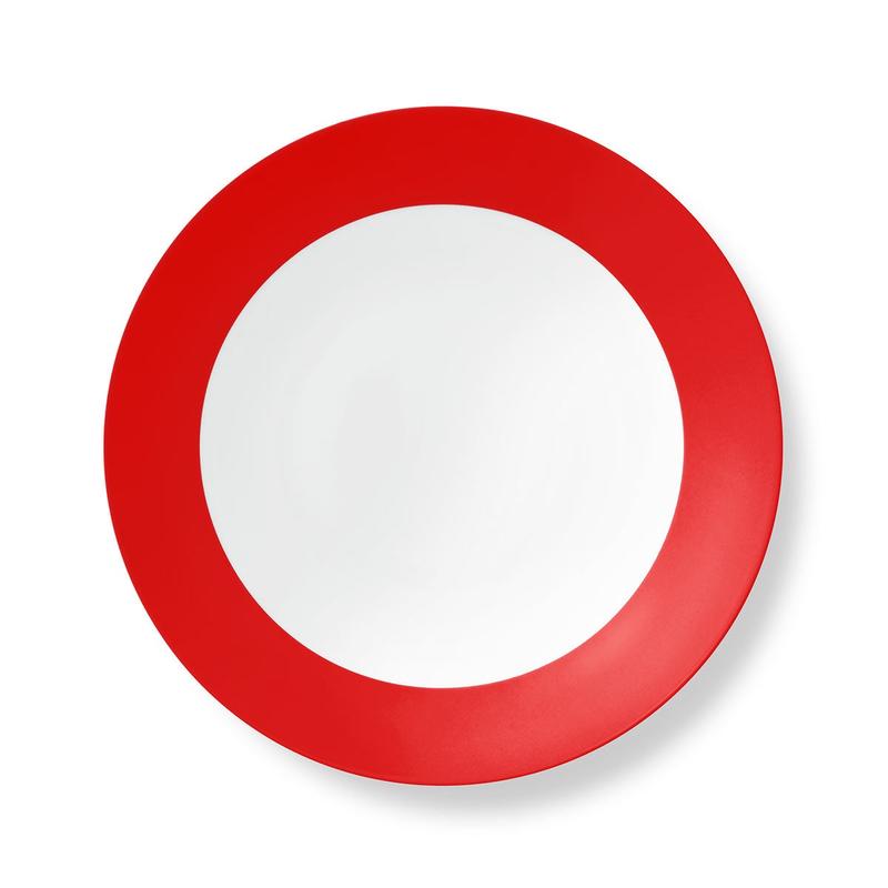 B Dinner Plate Vanderbilt Red