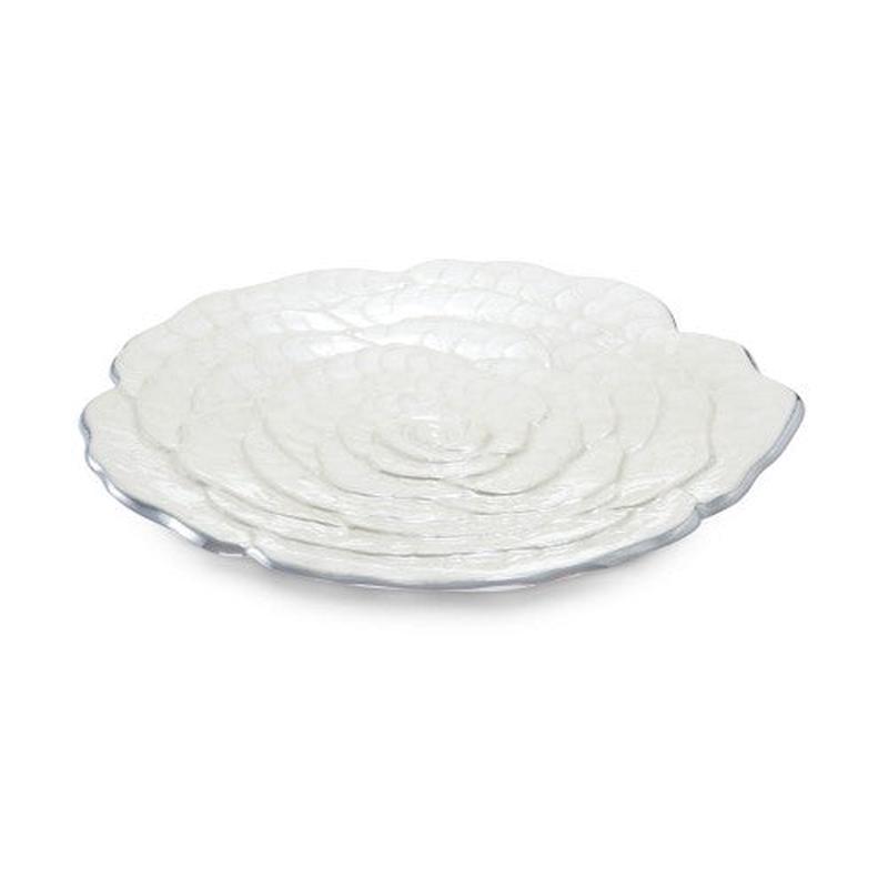 JK Rose Snow Platter 15"