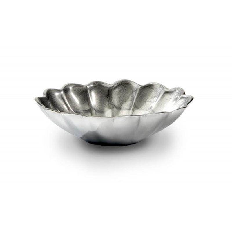 Peony 5" Oval Bowl Platinum