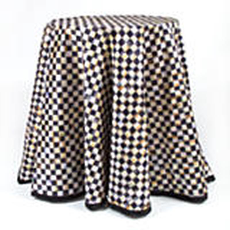 Courtly Check Round Tablecloth