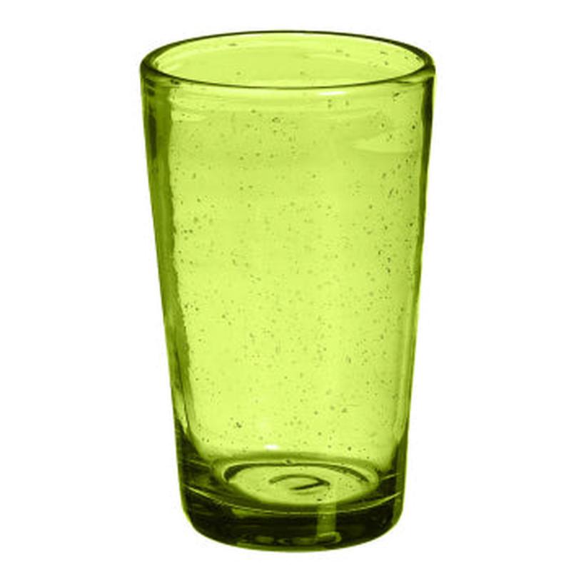 Green Glass Tumbler Set/4