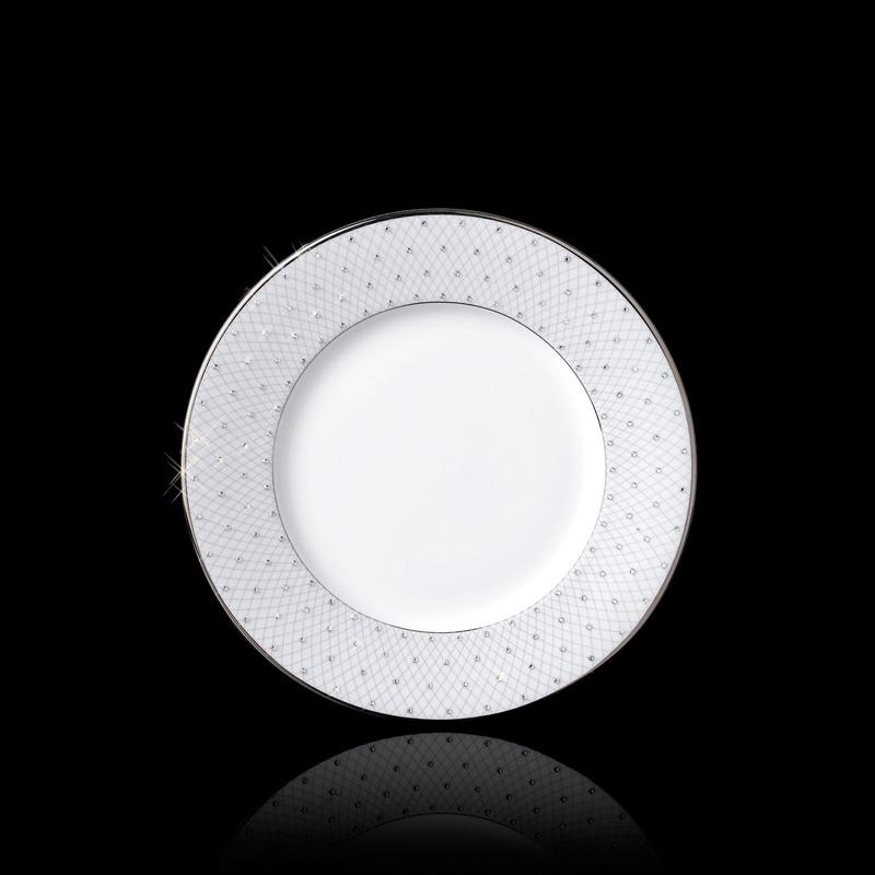 Prouna Princess Platinum Salad/Dessert Plate