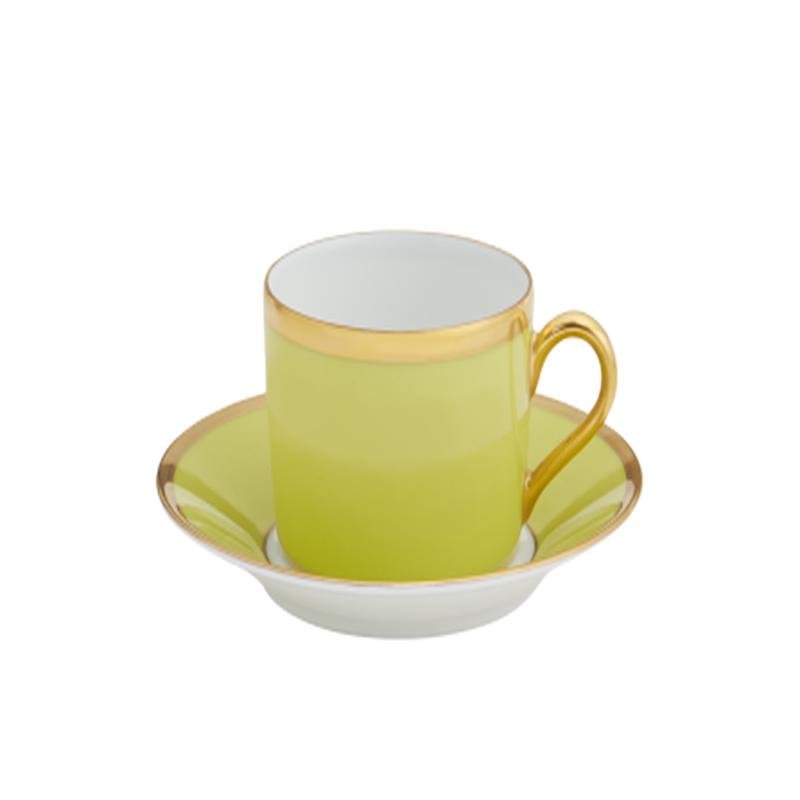 Arc En Ciel Almond Green Cup & Saucer