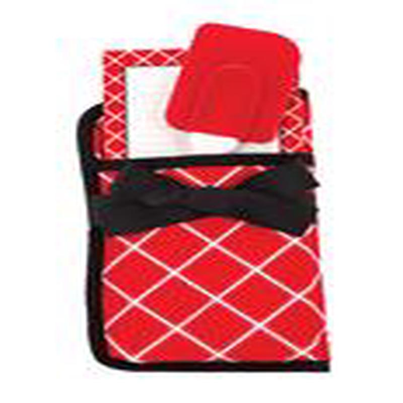 Pot Holder Gift Set Red/WH