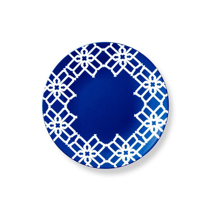 B Salad Plate Truman Navy
