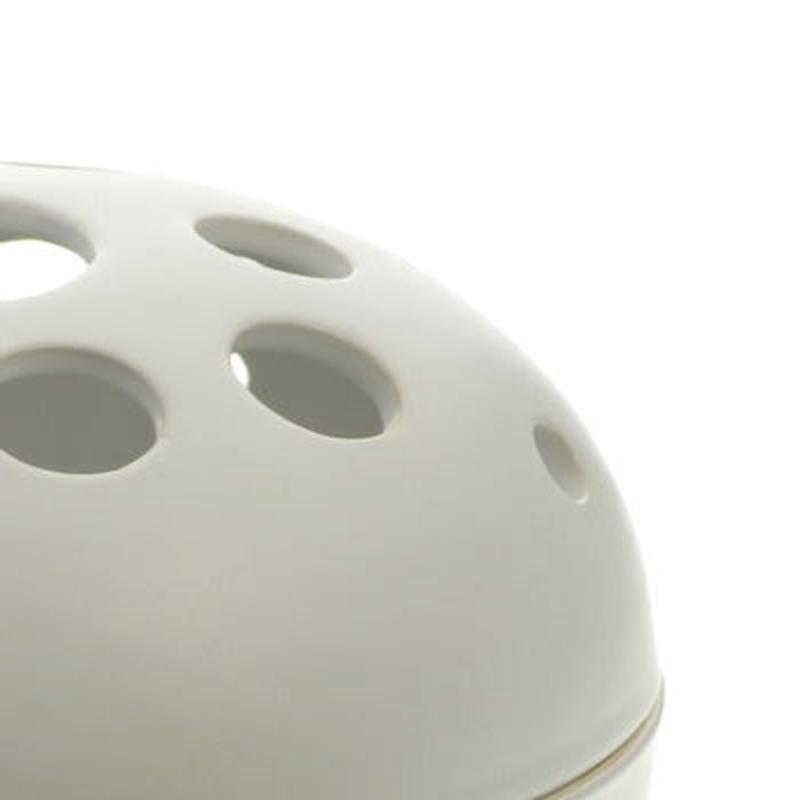 Luna Flower Frog Vase White