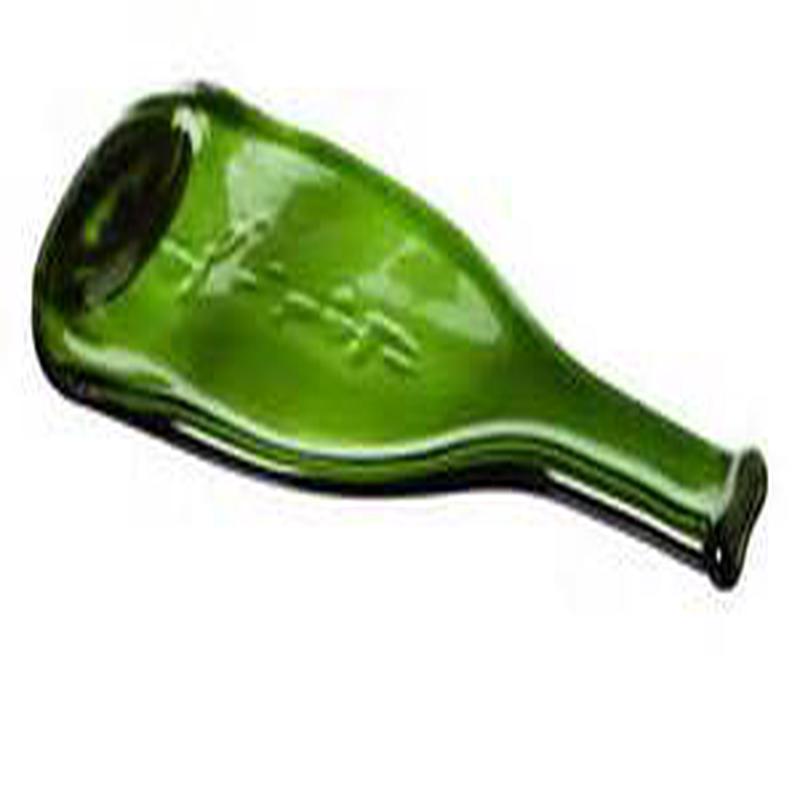 Pressed glass bottle server-GR