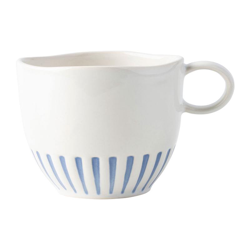 Sitio Stripe Indigo Mug Set of 2