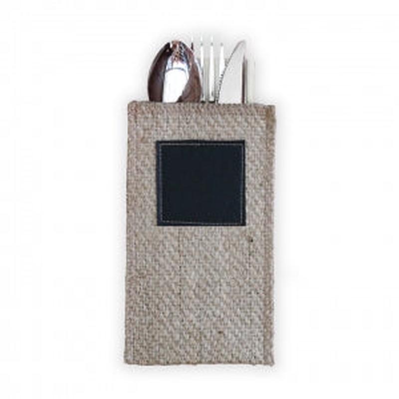 Silverware Pouches S/8 Chalkboard Patch