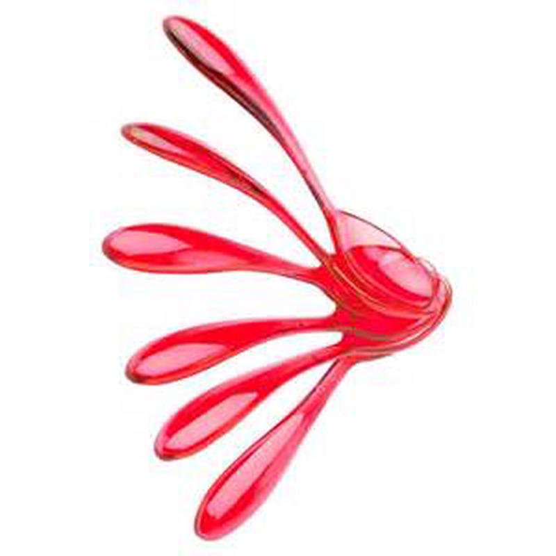 Art & Caf Teaspoons S/6 - Red