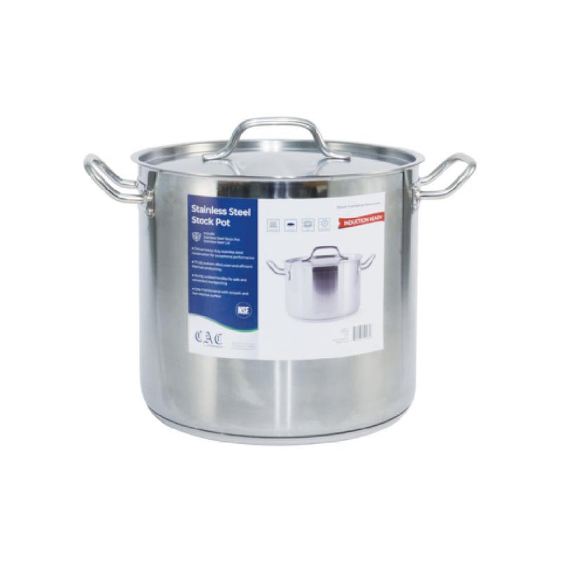 CAC China STKP-16 Stock Pot 16 Qt. 11" X 9-7/8"