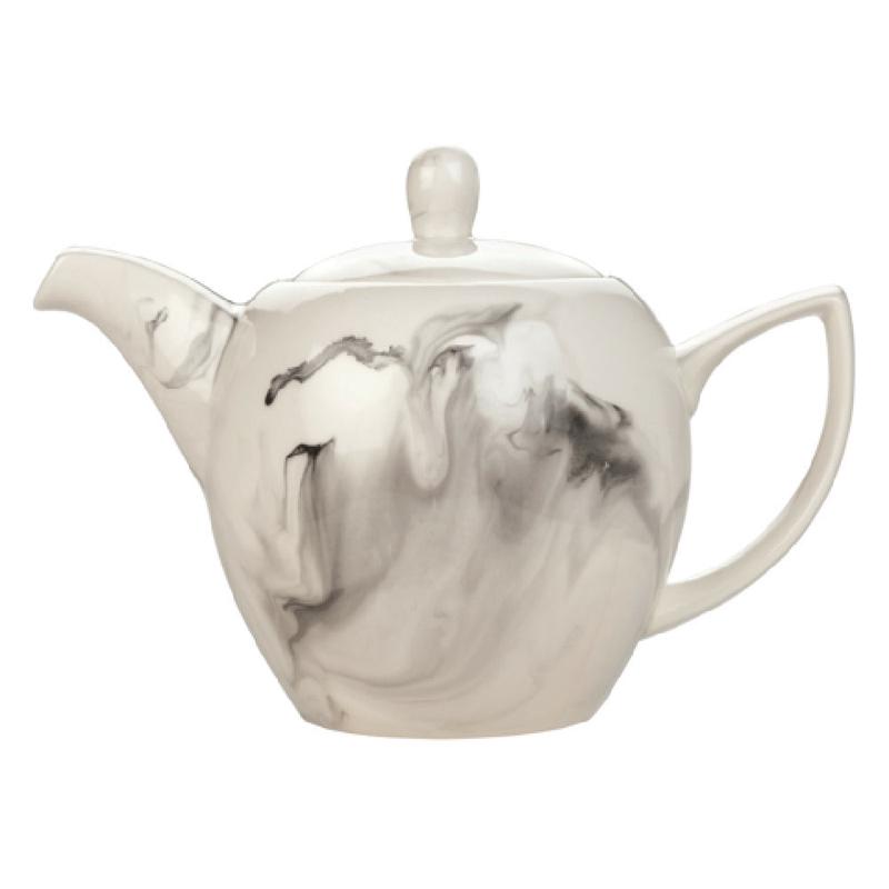 Libbey 999533017 (Formerly Syracuse China) Teapot 35 Oz. 8-1/2"W X 6-1/2"H