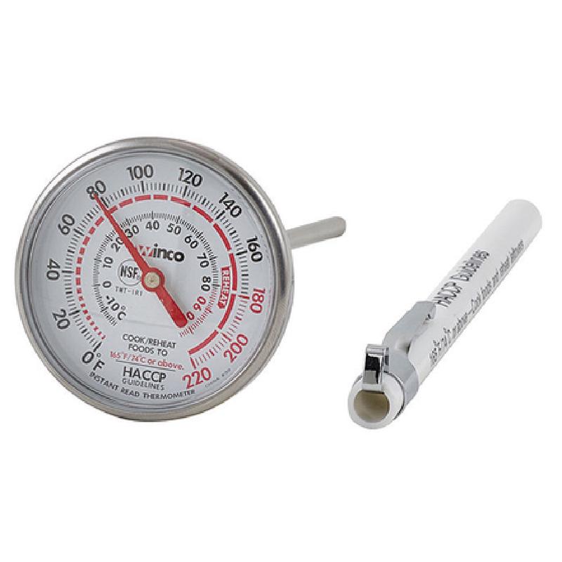 Winco TMT-IR1 Pocket Instant Read Thermometer Temperature Range 0 To 220 F