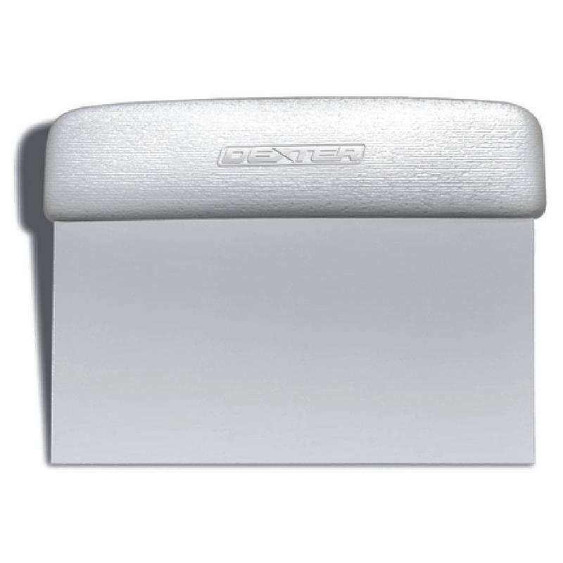 Dexter Russell S196 Sani-Safe (17303) Dough Cutter/Scraper 6" X 3" Stainless Steel Blade And Textured