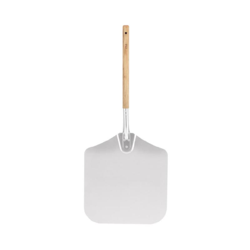 CAC China PPLA-1416B Pizza Peel 14"x16" Aluminum Blade 34" Wooden Handle