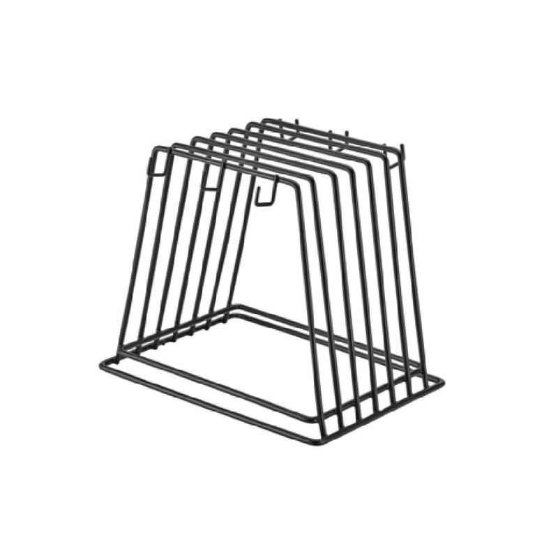 CAC China CBRK-6V Cutting Board Rack Vinyl Coated (6) Slot & (6) Hook