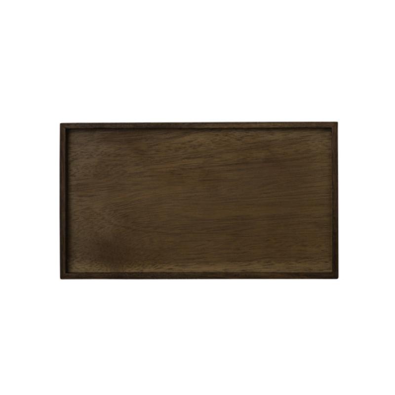 Steelite 6525T242 Wood Tray 8.75" X 5.0" X 0.625" Rectangle