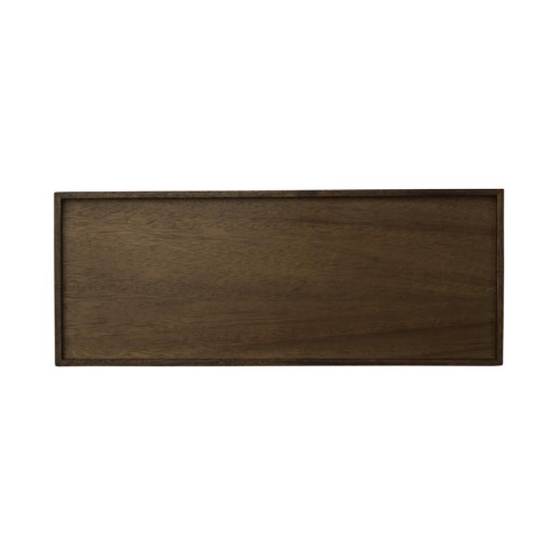 Steelite 6525T241 Wood Tray 12.5" X 5.0" X 0.625" Rectangle