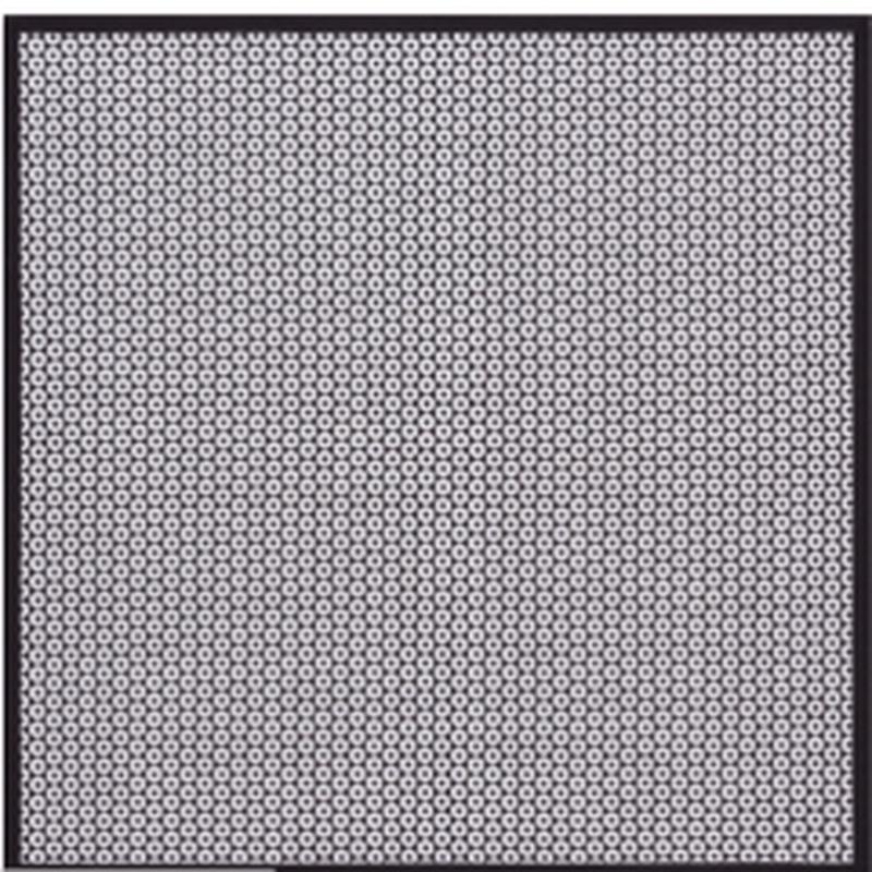 Geometric Flowers Napkin Set of 3