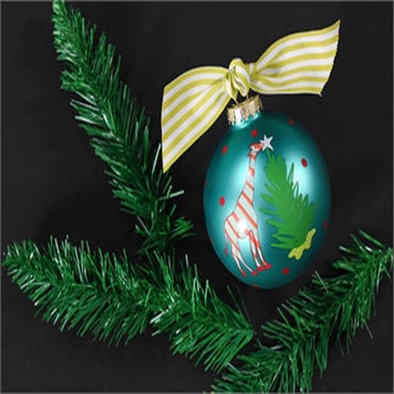 Coton Colors Christmas Critters Giraffe Ornament