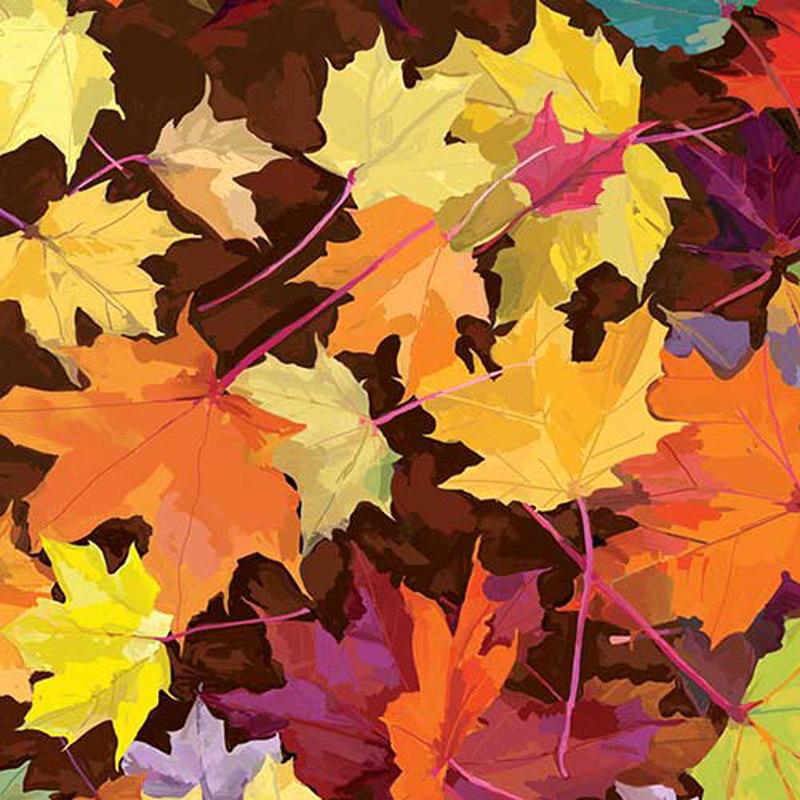 Martha's Leaves Luncheon Napkins