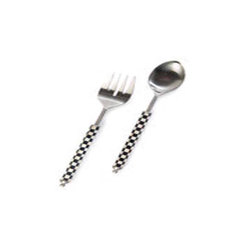 Courtly Check Supper Club Salad Serving Set