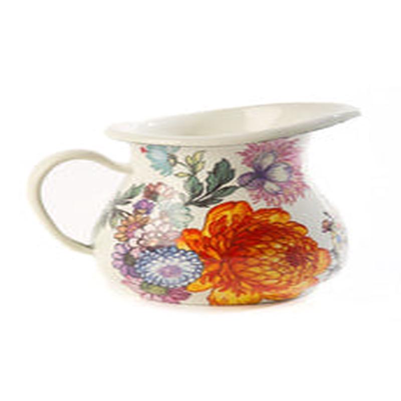 Flower Market Creamer White