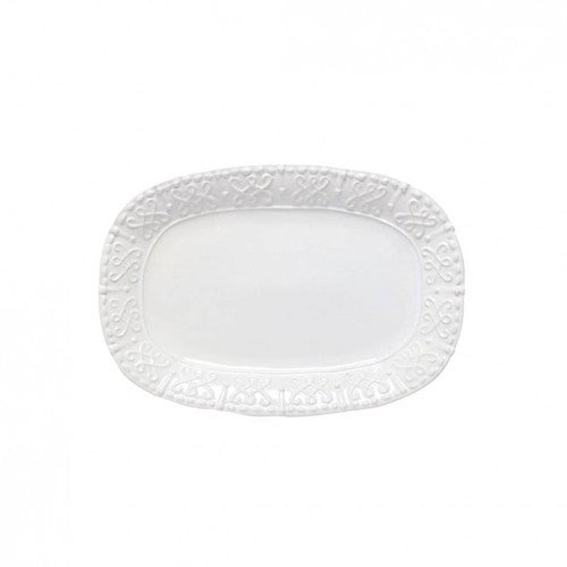 Historia Oval Platter Large Paperwhite