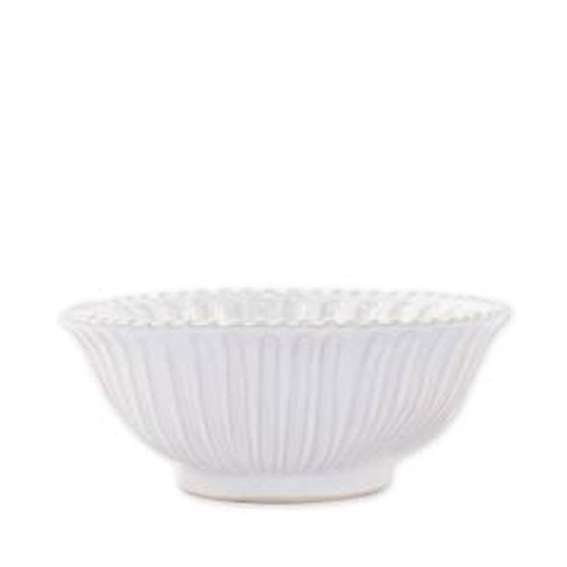 Incanto Stone White Stripe Sm Serving Bowl