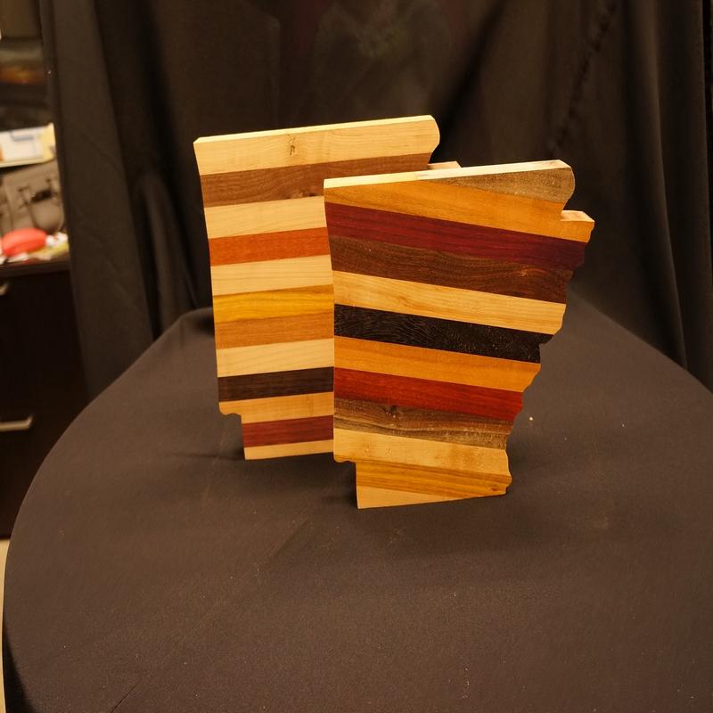 Arkansas Stripe Cutting Board Small