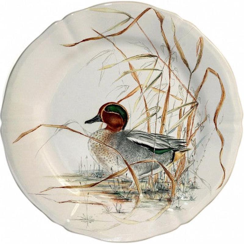 Sologne Dessert Plate Duck