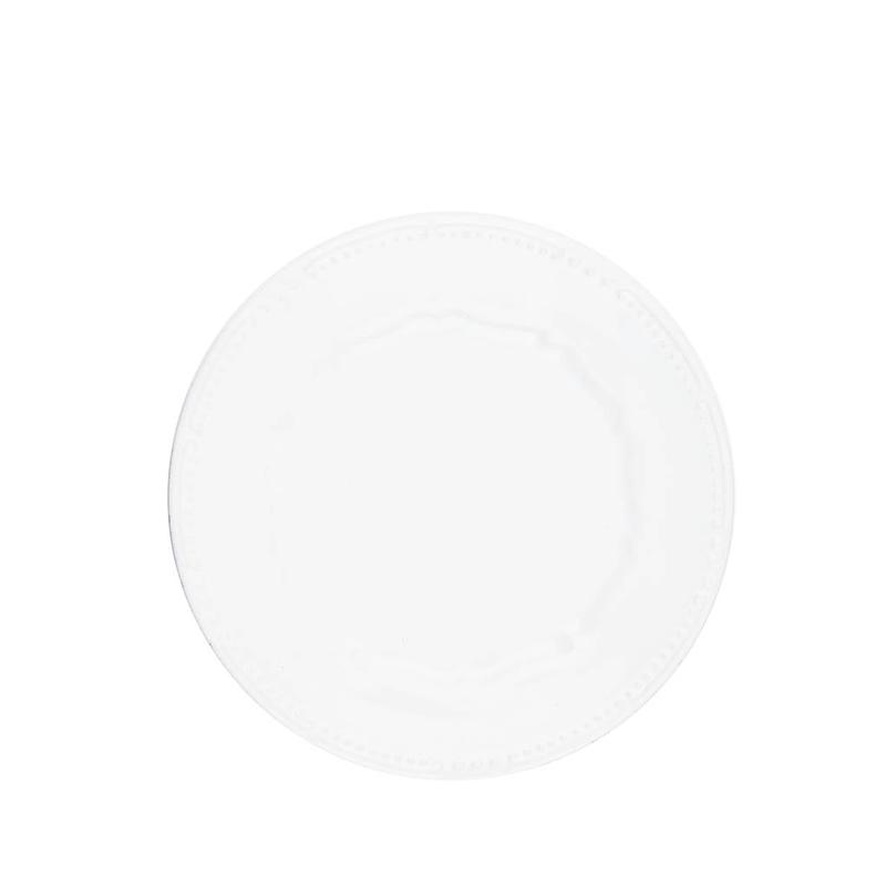 Isabella Simple Salad Plate Pure White