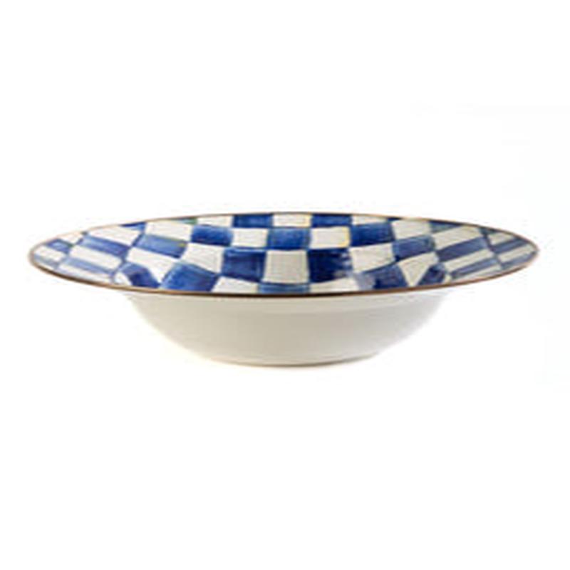 Royal Check Serving Bowl