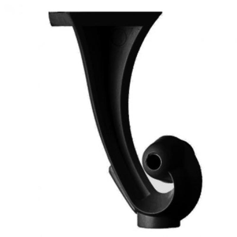 Classic Design Black Legs 4" Set of 4