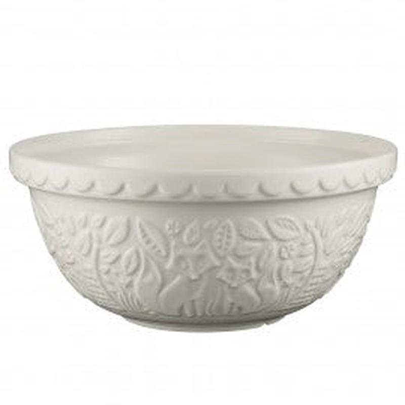 Mxing Bowl S12 In the Forest Cream 11.75inch