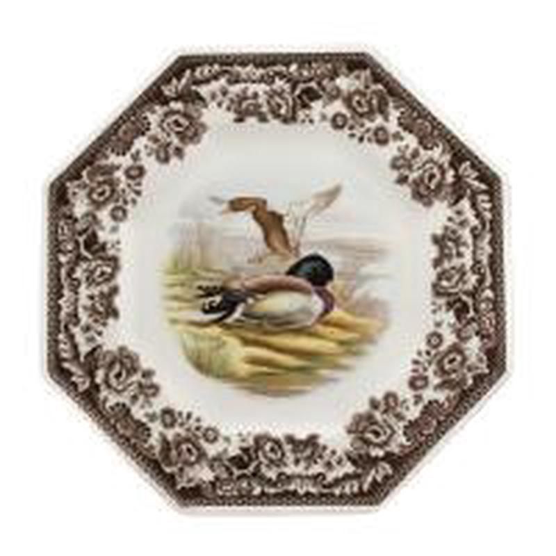Woodland Octagonal Plate Mallard