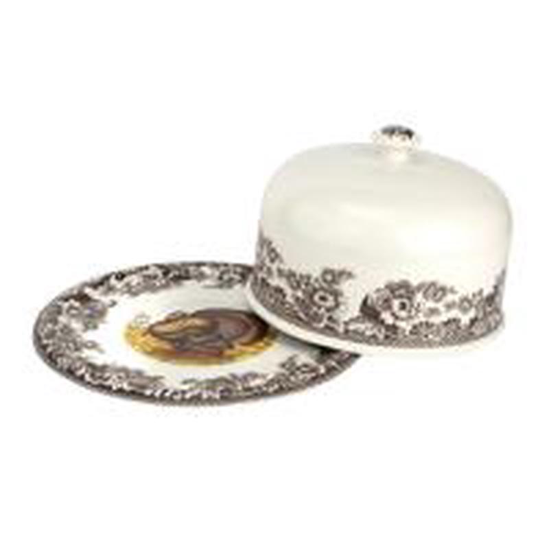 Woodland Turkey 2pc Serving Platter w/Dome