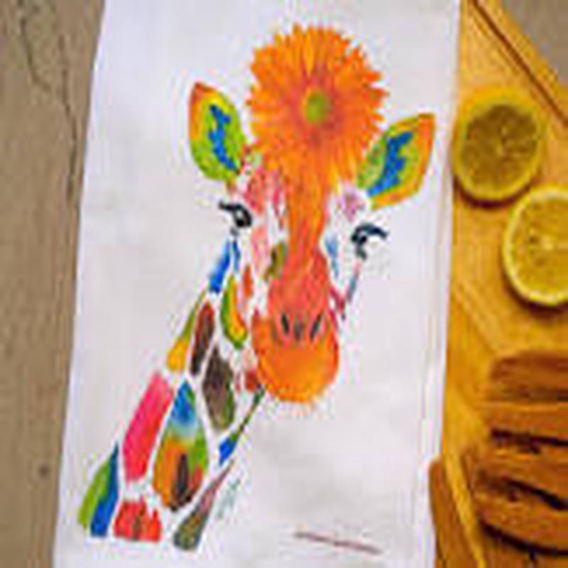 Ginny Giraffe Tea Towel