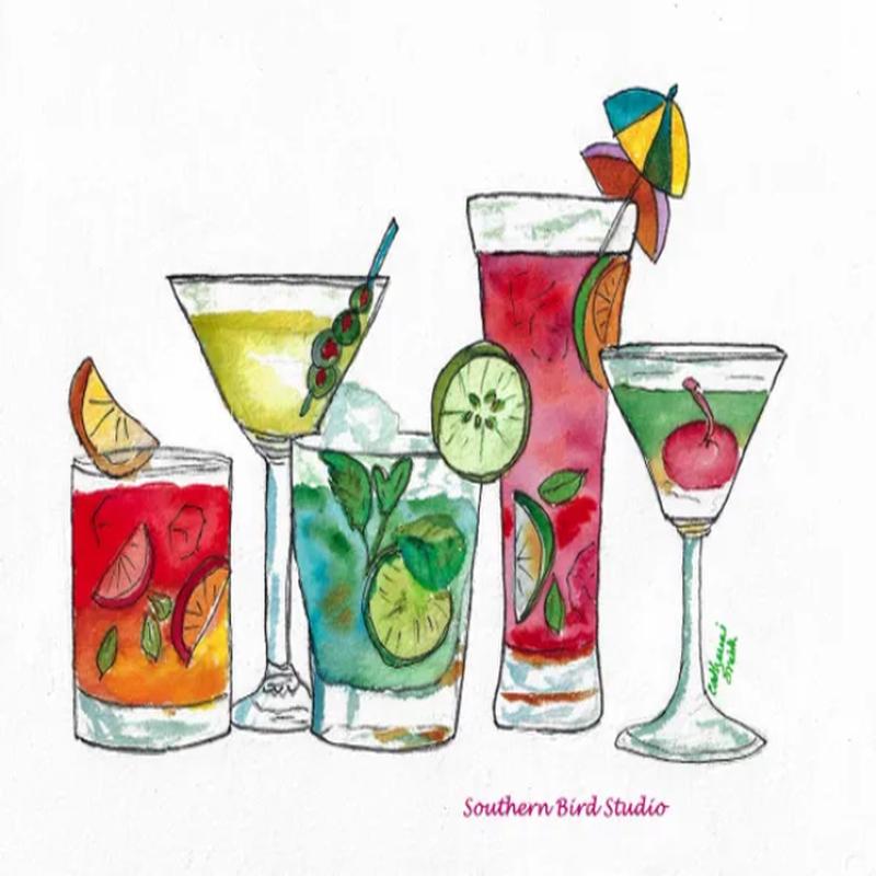 Party Time Tea Towel