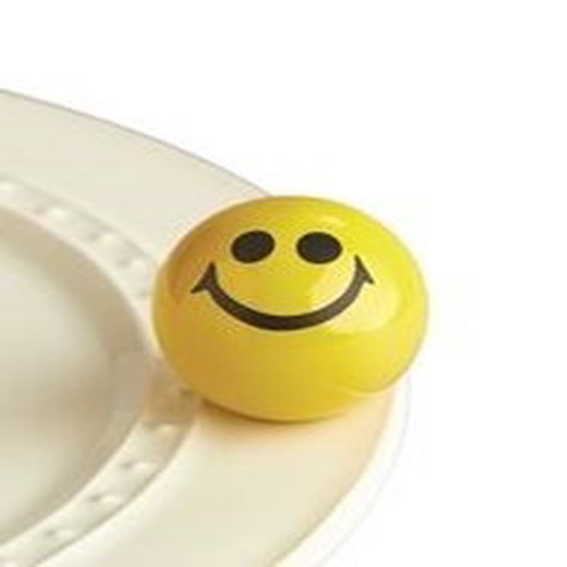 Happy Place Smile Face Mini Charm