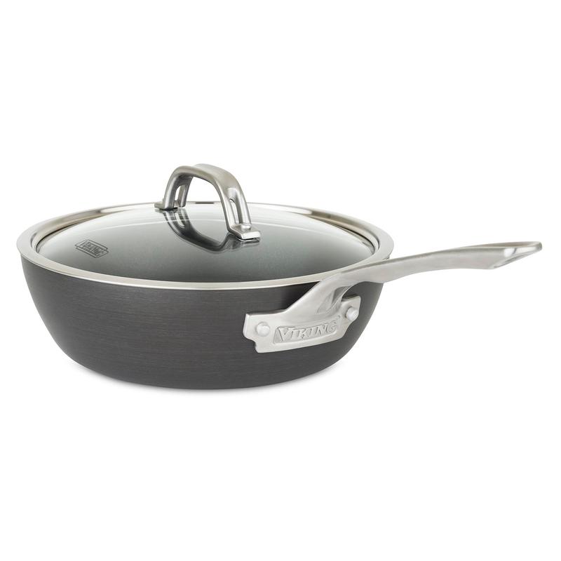 Hard Anodized Nonstick 3 Qt Saucier Pan