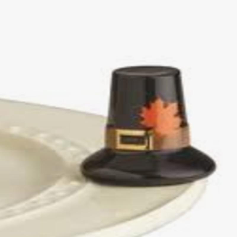 We Gather Together Pilgrim Hat Mini Charm