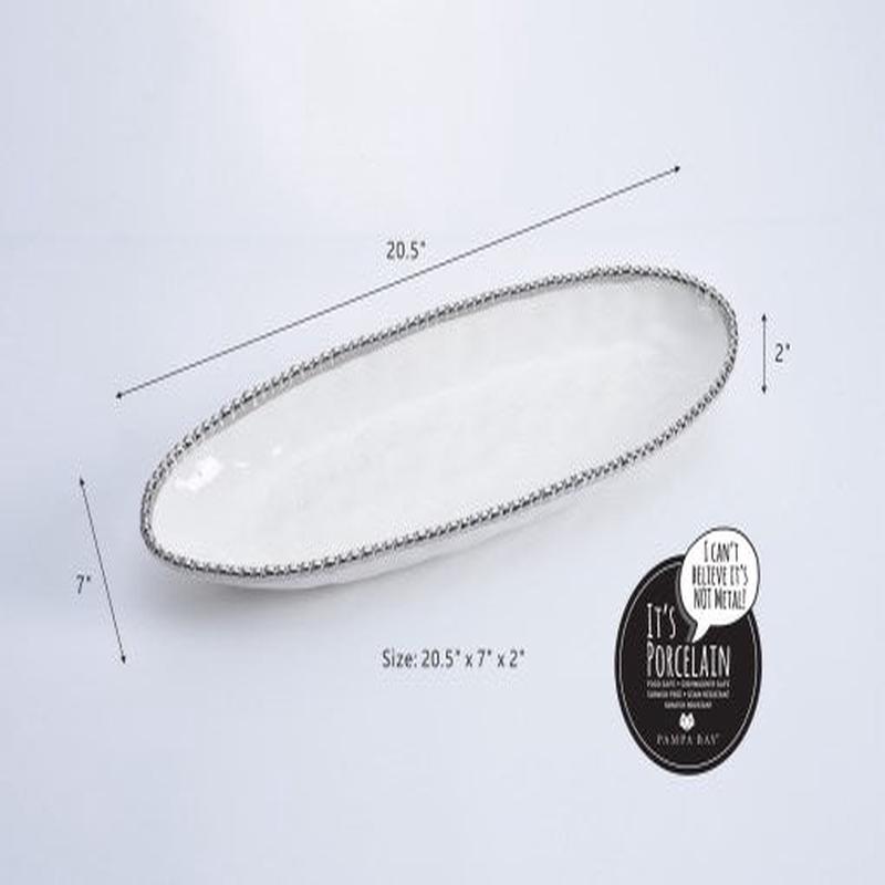 Salerno Deep Oval Serving Piece