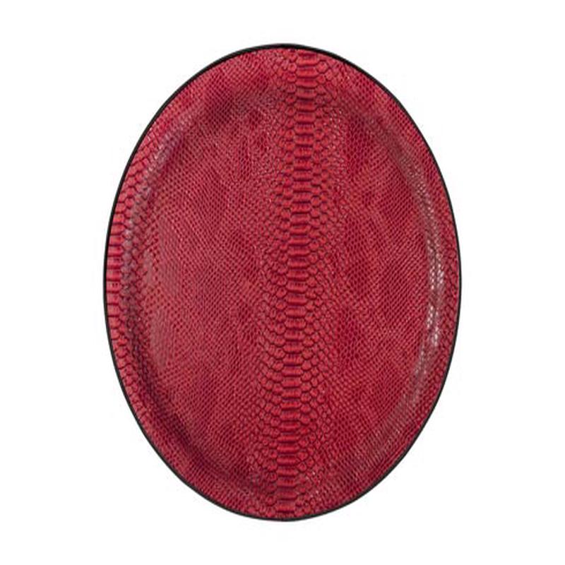 Medium Round Tray Red (Platex)