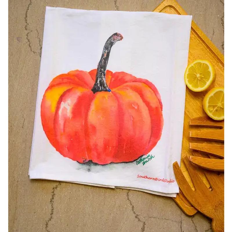 Pumpkin Tea Towel