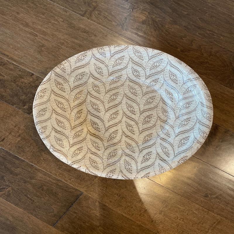 Centerpiece Bowl Paisley Mocha