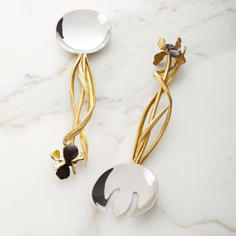 Black Iris Serving Set