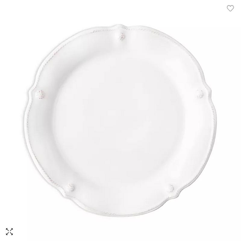 Berry & Thread Flared Dinner Plate Whitewash