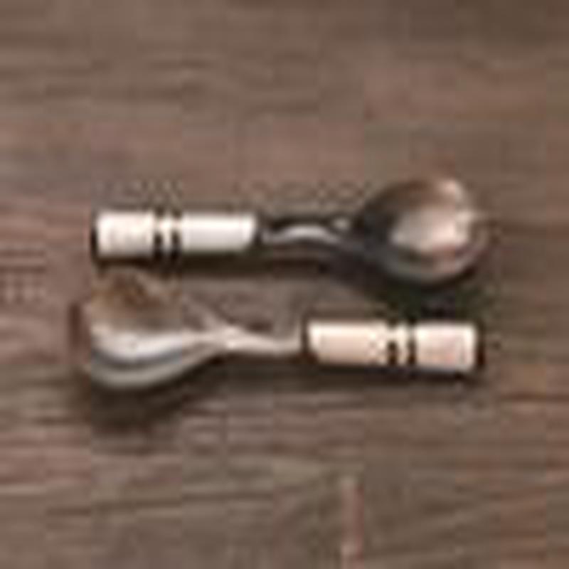 Cote D'ivore Salad Server with White Bone Handle