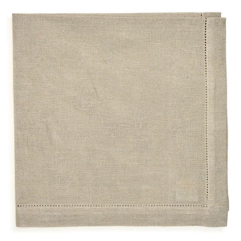 Allover Metallic Napkin Silver/Taupe Set of 8